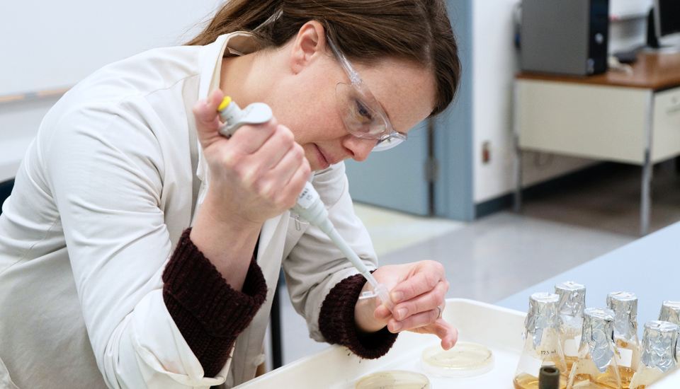 Distilling technology in the lab.