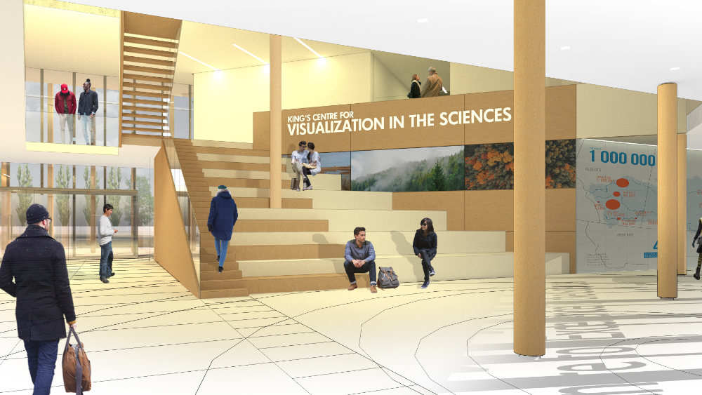 Internal architectural concept of King's Science Centre