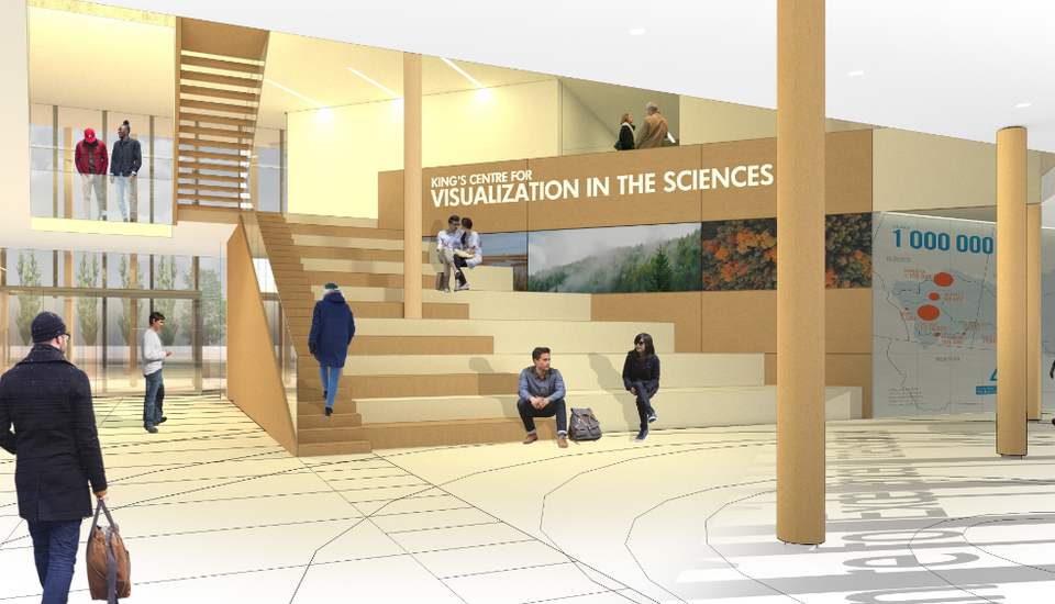Internal architectural concept of King's Science Centre