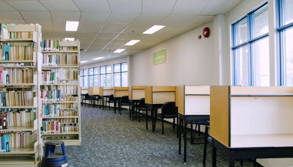 Library main stacks