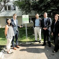 Electric Vehicle Charging Station Installed on Campus