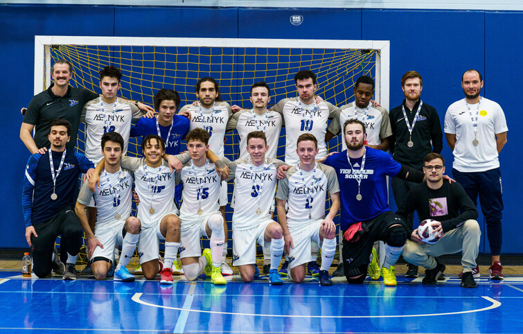 Eagles men's futsal team are silver medal winners in ACAC championship