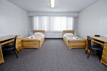 Stay in one of 56 tower rooms at King's which include a bathroom.