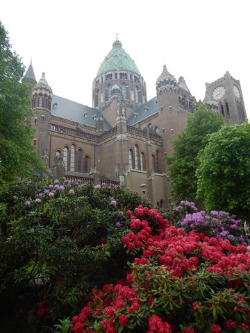 Cathedral of St. Bavo in Haarlem, where the choir participated in a Roman Catholic mass
