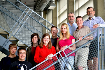 Photo of members of the King's Centre for Visualization in Science