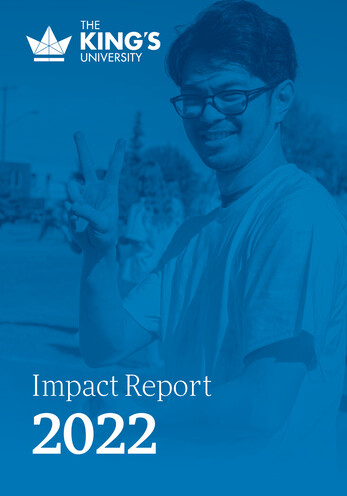 Learn about upcoming King's events and latest news with the 2019 Impact Report. 