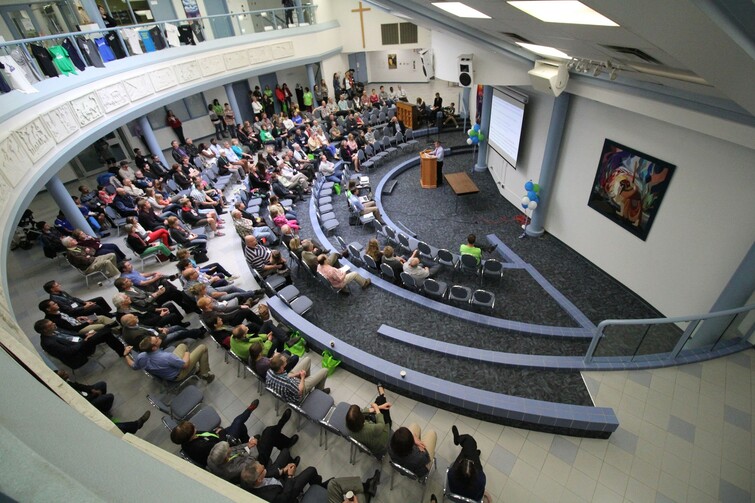 Rent the atrium at King's, a unique spaces that accommodates up to 200 people.