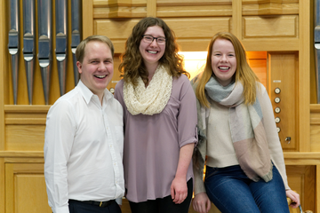 Andrew Blimke, Josina Leder, and Elisa Voth