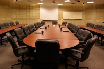 Rent the Conference Room N101 at King's which accommodates up to 50 people and includes built-in multi-media equipment.