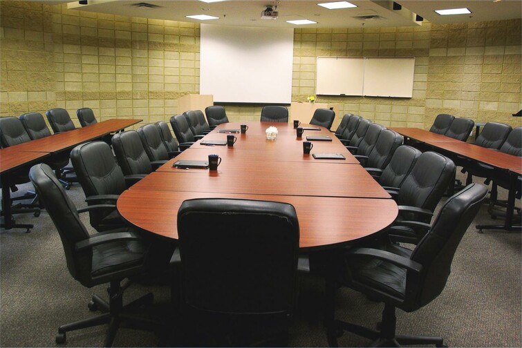 Rent the Conference Room N101 at King's which accommodates up to 50 people and includes built-in multimedia equipment.
