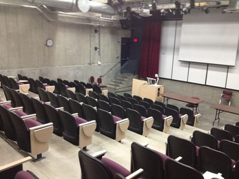 Rent the lecture theatre at King's, which includes an overhead LCD projector, sloped seating and accommodates up to 125 people.