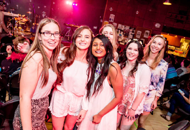 Students at Student Association Event