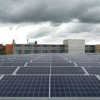 Solar field and roof replacement project, completed