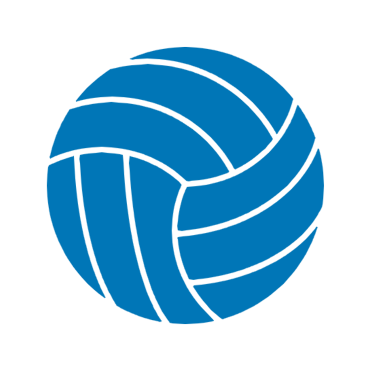 Clip art of a volleyball for Sports Summer Camps at King's